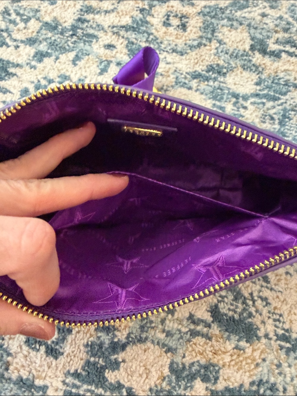 Jeffree Star Purple Star Accent Crossbody Belt Bag - Picture 10 of 12